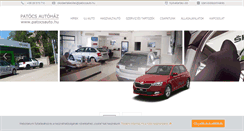 Desktop Screenshot of patocsauto.hu